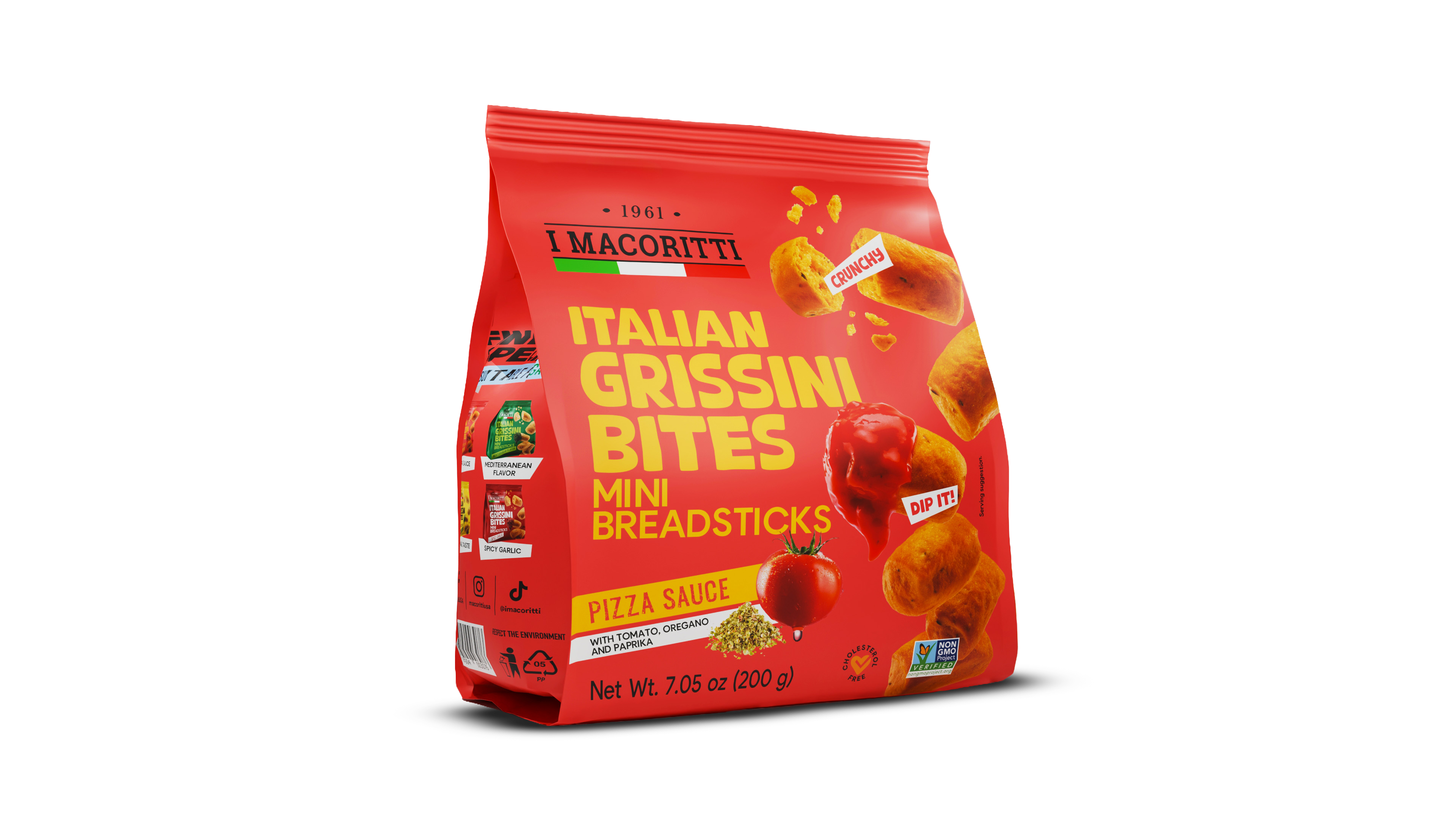 Grissini Bites – Pizza Sauce with Tomato, Oregano & Paprika