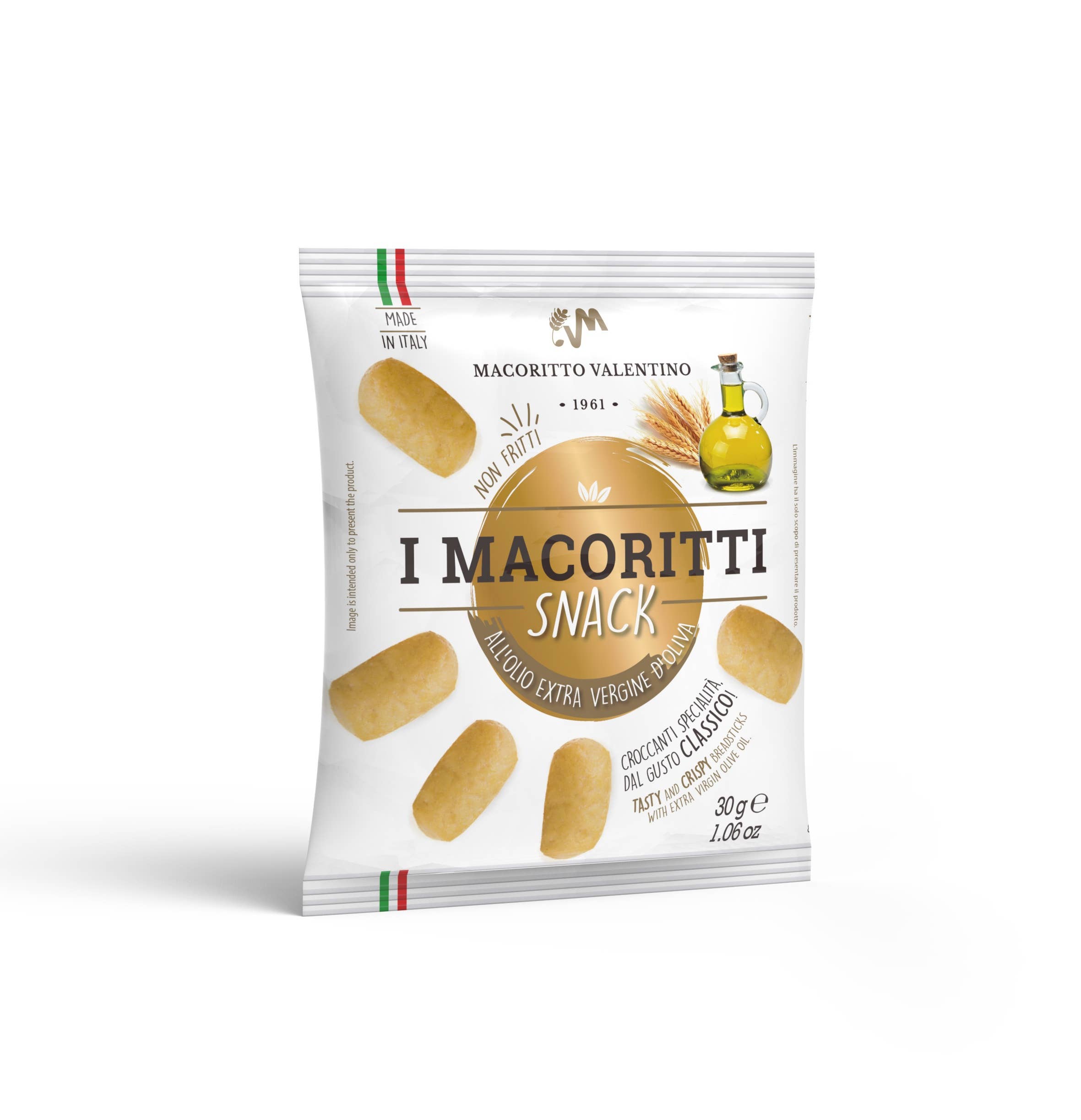 Italian Snack Mini Breadsticks – Extra-Virgin Olive Oil
