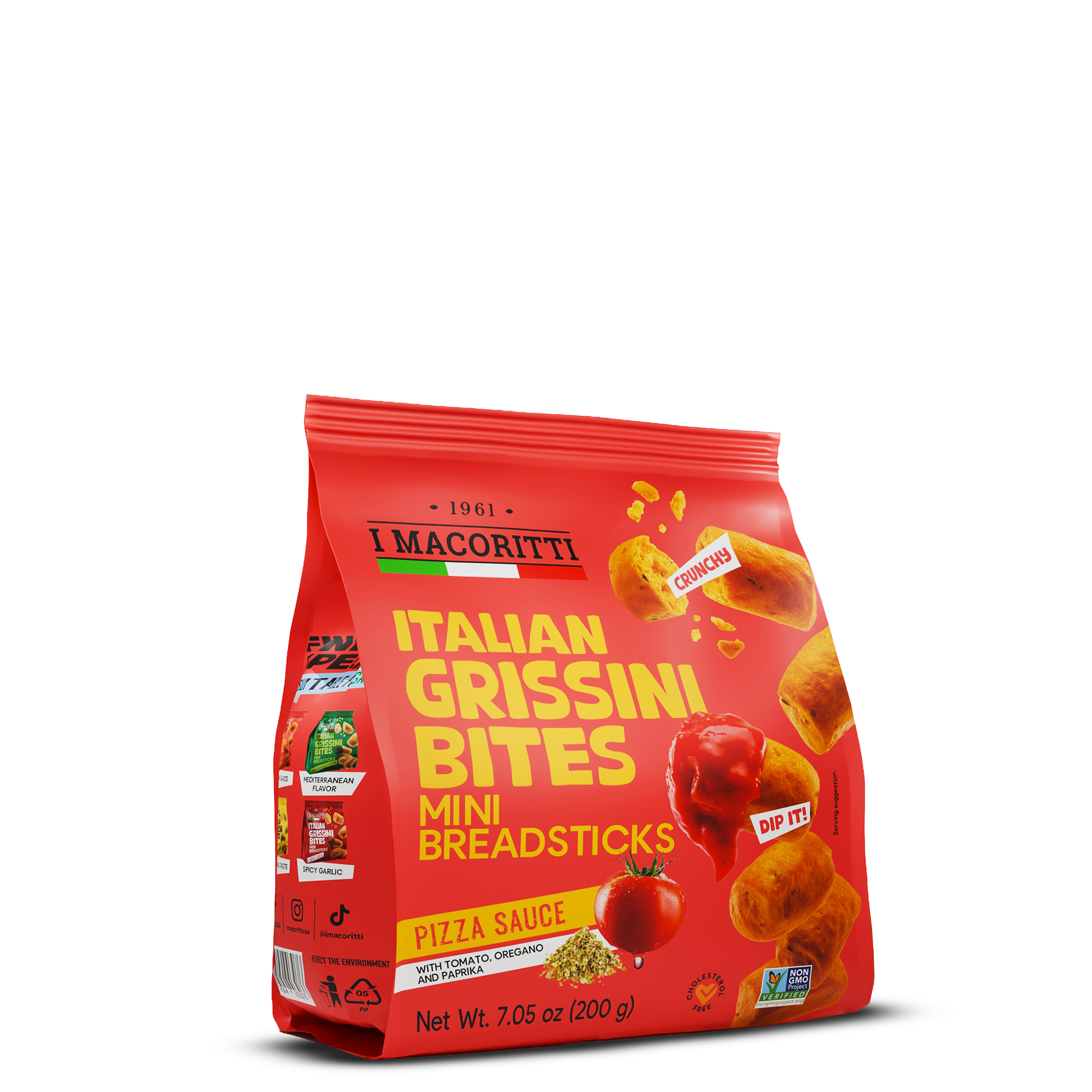 Pizza Flavor Italian Breadsticks | I Macoritti USA - 12 Pack