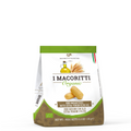 I Macoritti Organic Mini Breadsticks with Extra Virgin Olive Oil front pack showing product name and 150g size