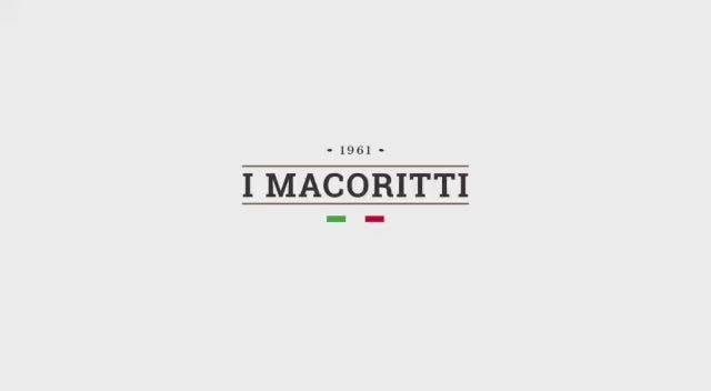 I Macoritti Italian breadsticks snack advertisement featuring crunchy grissini bites and packaging